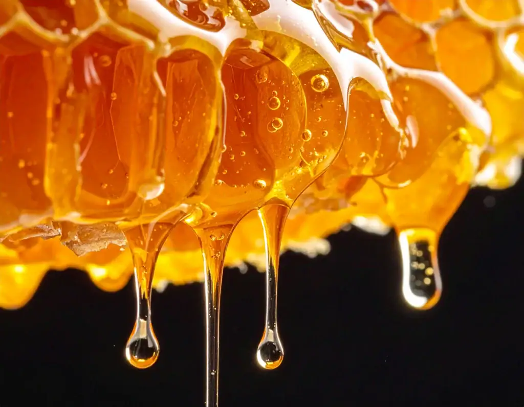 Carbohydrates - honey dripping