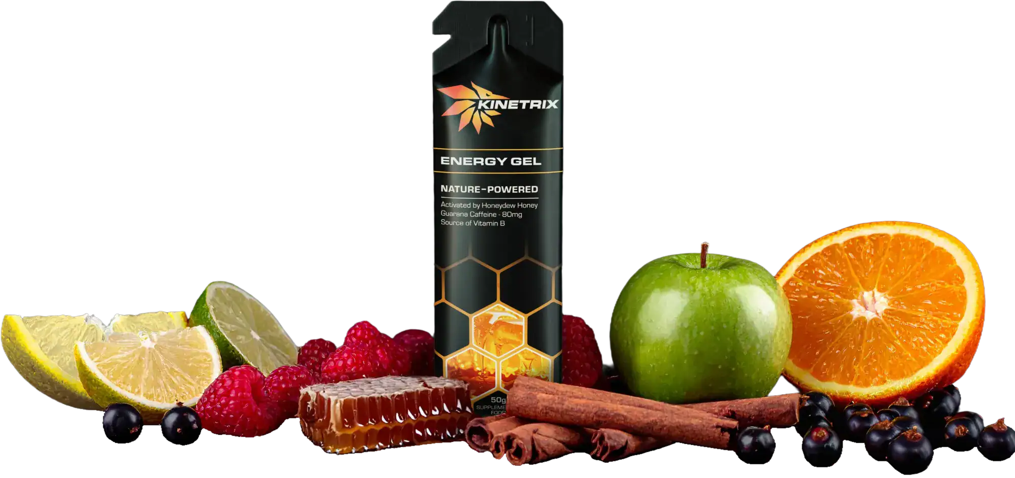 Hero image: Fruits with Kinetrix Energy Gel